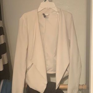 White Divided blazer